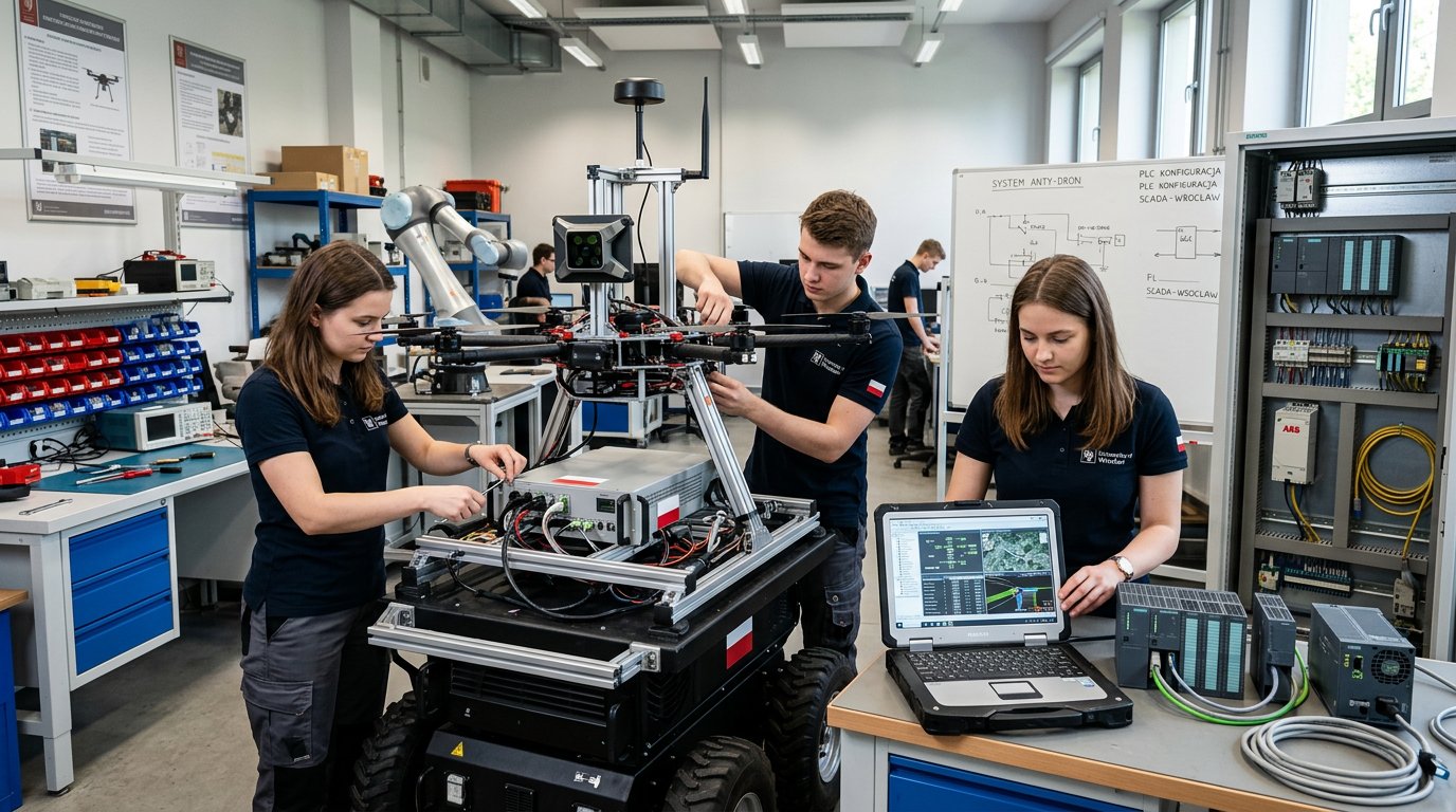 SKN Robotyków Politechniki Łódzkiej uzyskało 70 tys. zł na budowę łowcy dronów
