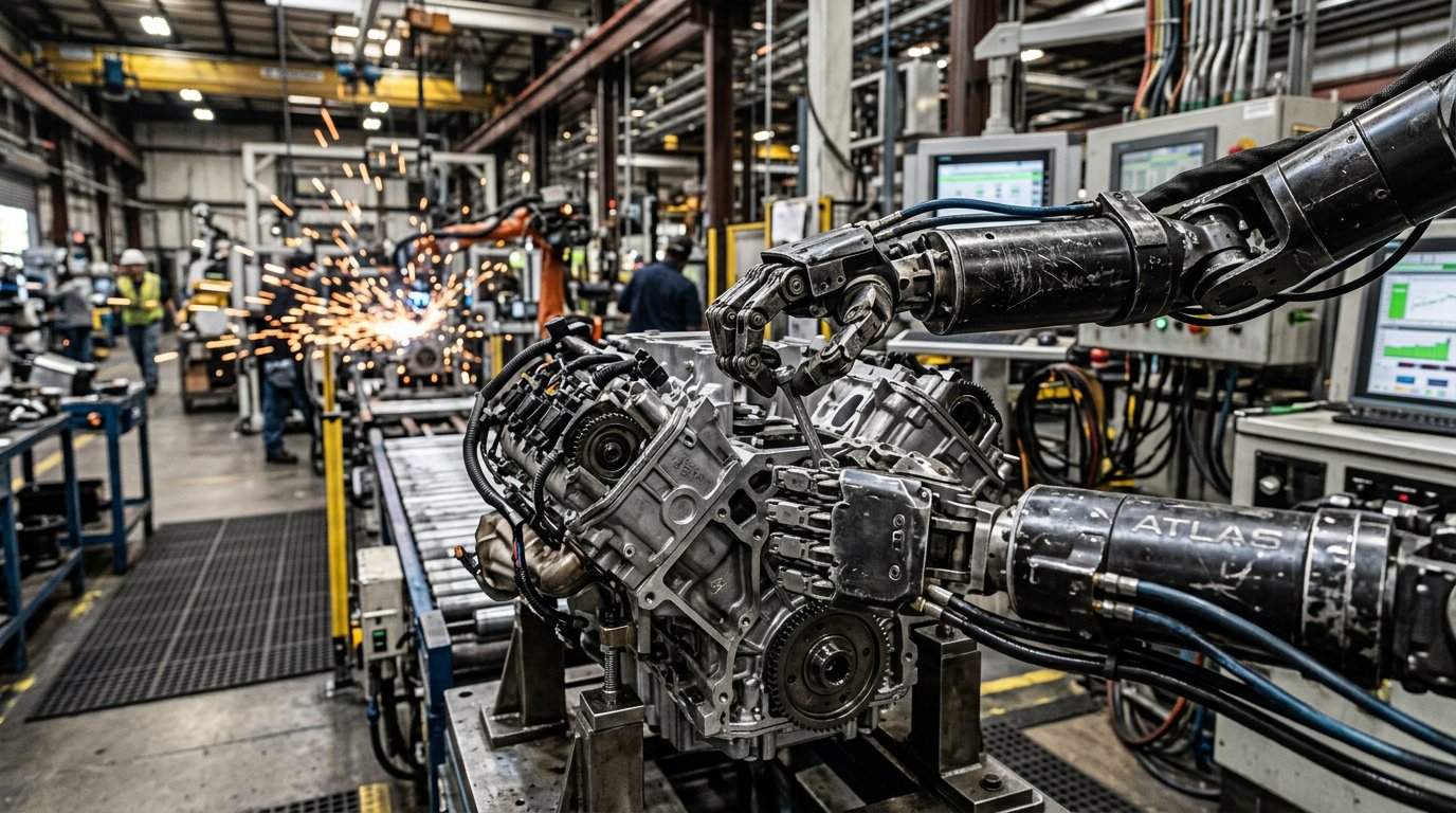 Humanoidalny robot Atlas firmy Boston Dynamics rozpoczyna pracę w warunkach przemysłowych