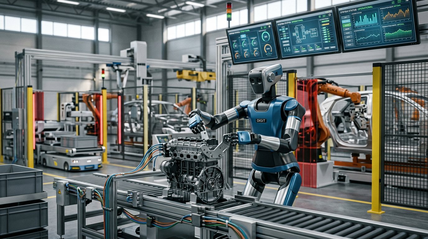 Agility Robotics wdraża roboty humanoidalne Digit w kanadyjskiej fabryce Toyoty