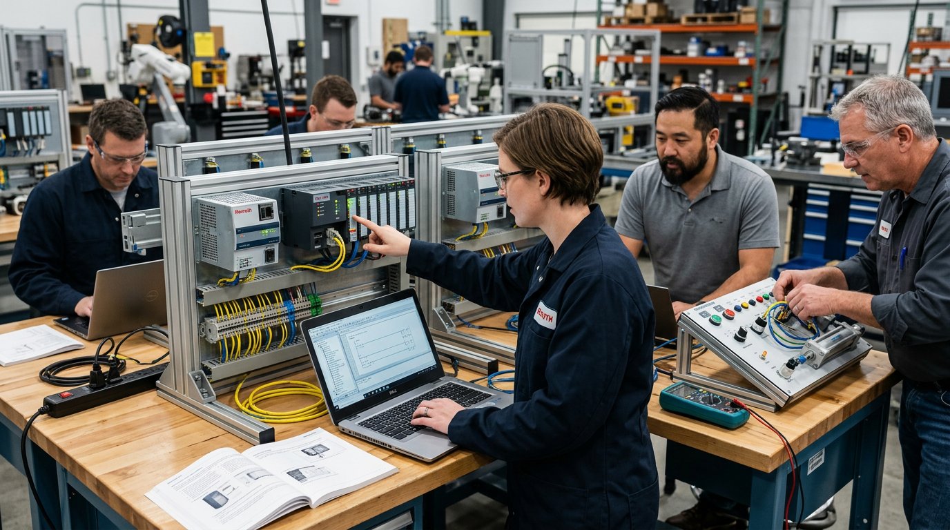 Sieć Badawcza Łukasiewicz – PIAP zaprasza na kurs programowania sterowników Rexroth