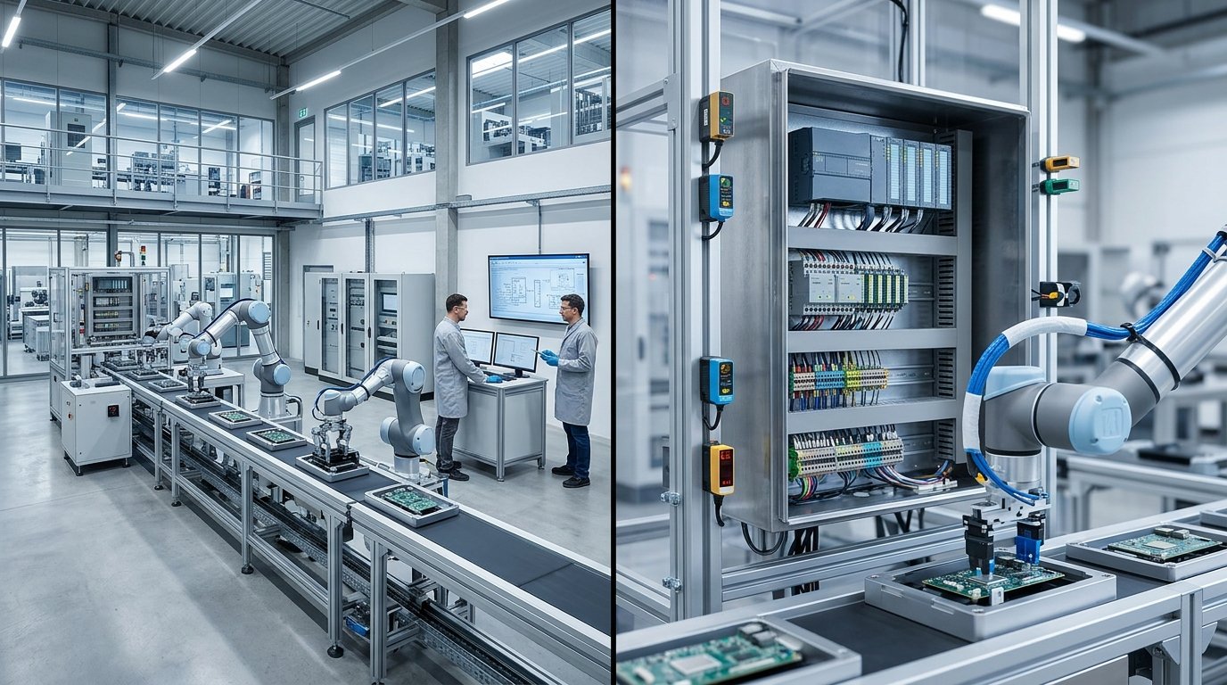 Politechnika Białostocka otworzyła Smart Factory Lab do nauki programowania sterowników PLC