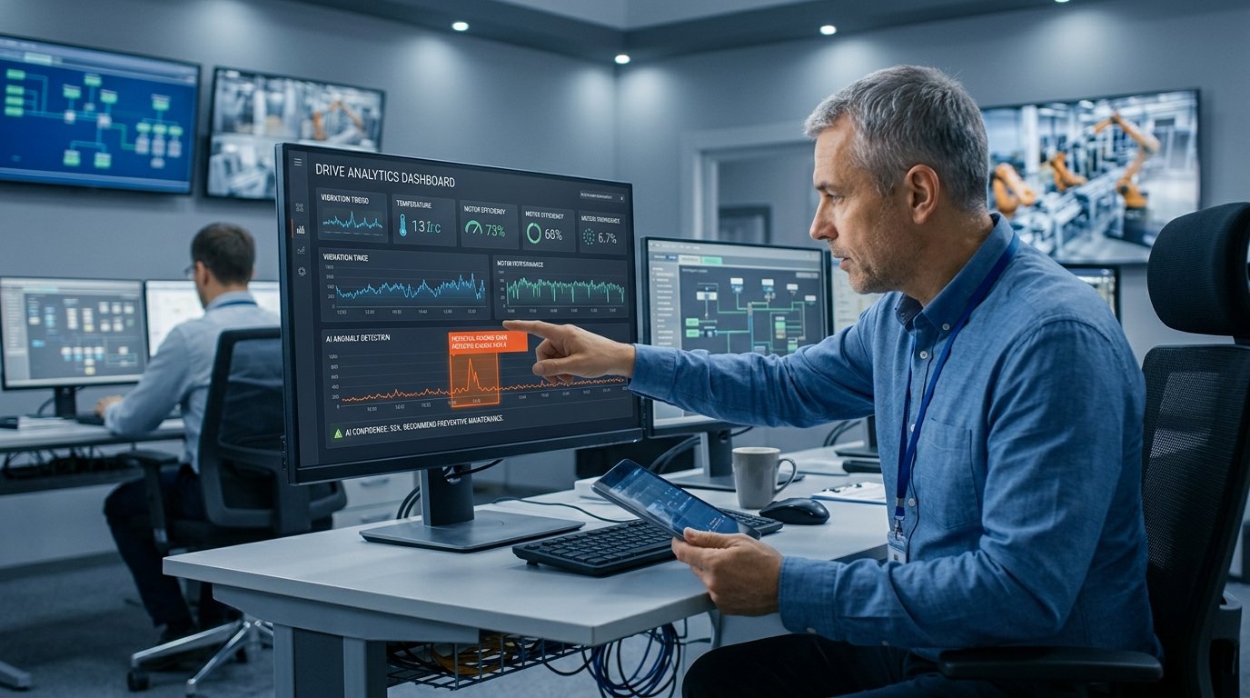 Siemens wdraża lokalny system analizy napędów Drivetrain Analyzer Onsite z AI
