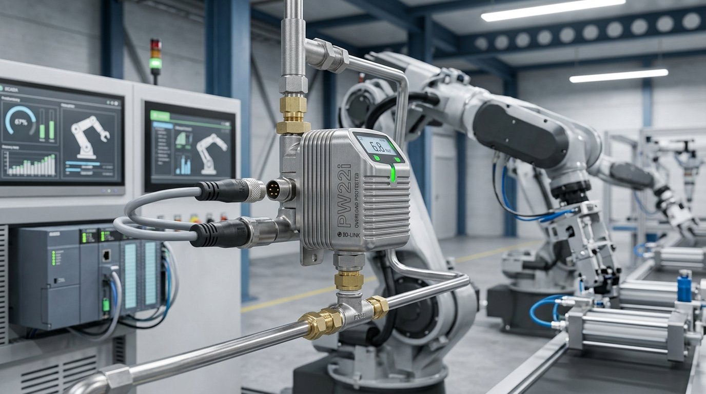 HBK wprowadza czujnik wagowy PW22i z IO-Link do robotyki i pakowania