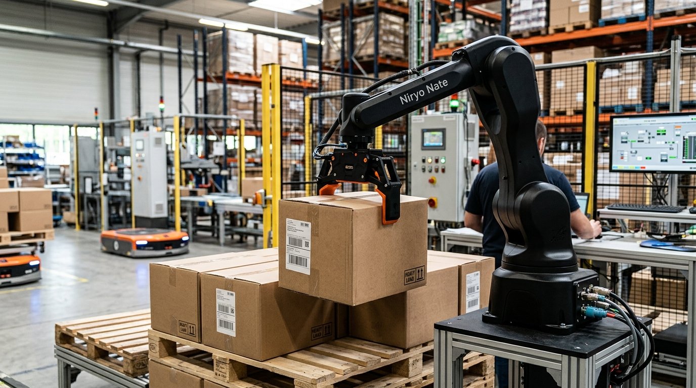 Niryo wprowadza modułową platformę robotyczną Nate do automatyzacji fabryk