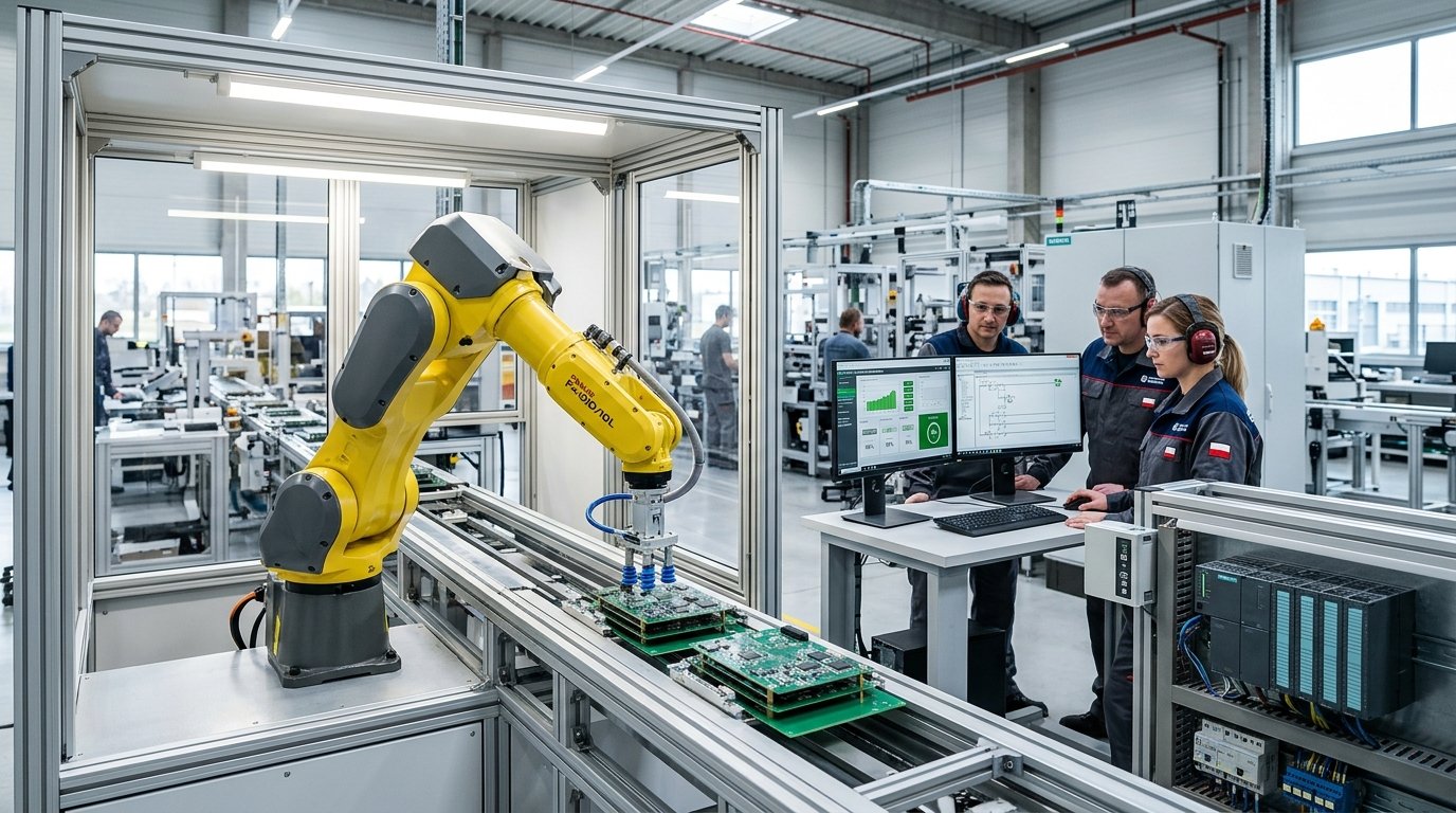 Polska branża produkcyjna zwiększa stopień robotyzacji i wdraża sztuczną inteligencję