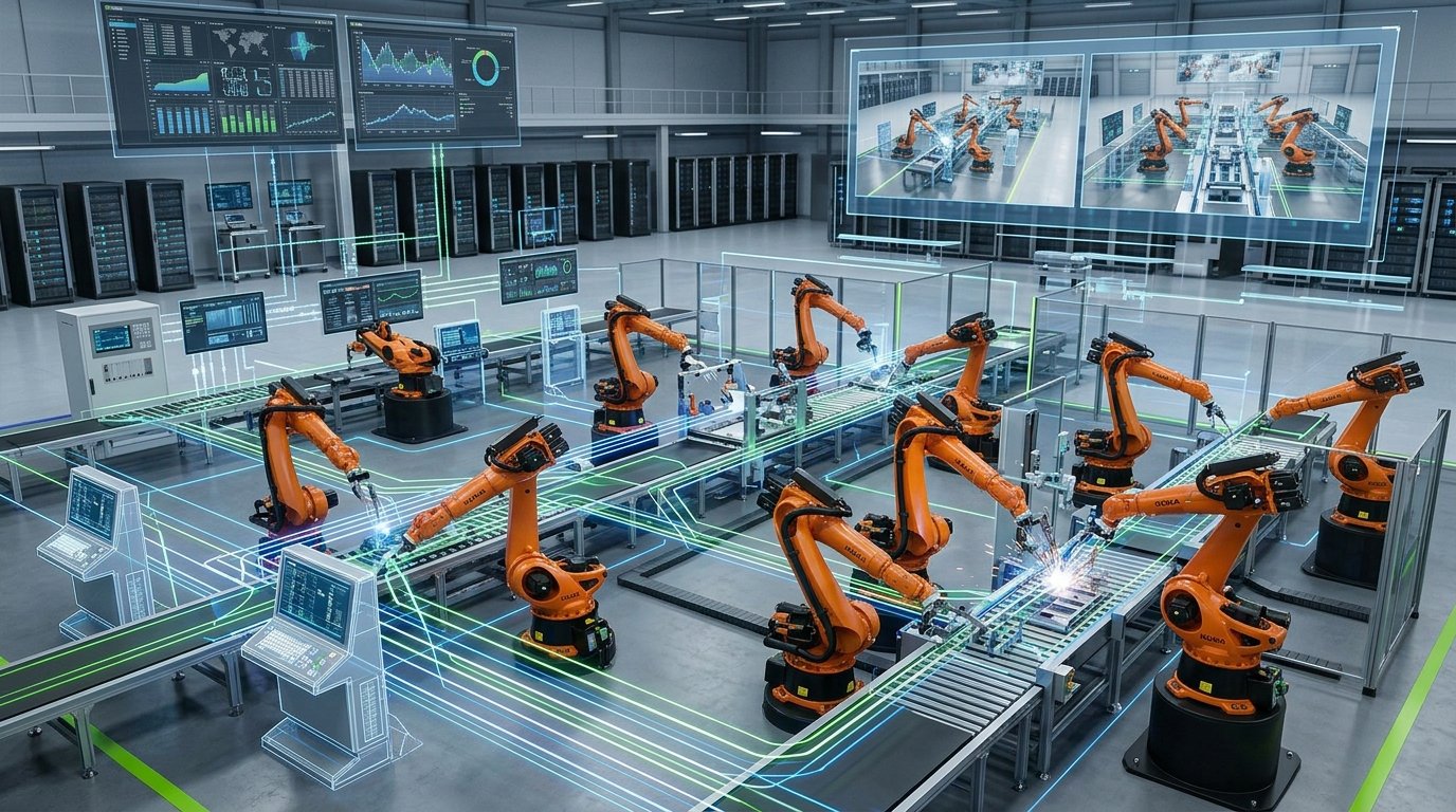 KUKA prezentuje Visual Components Premium z AI i technologią Nvidia Omniverse