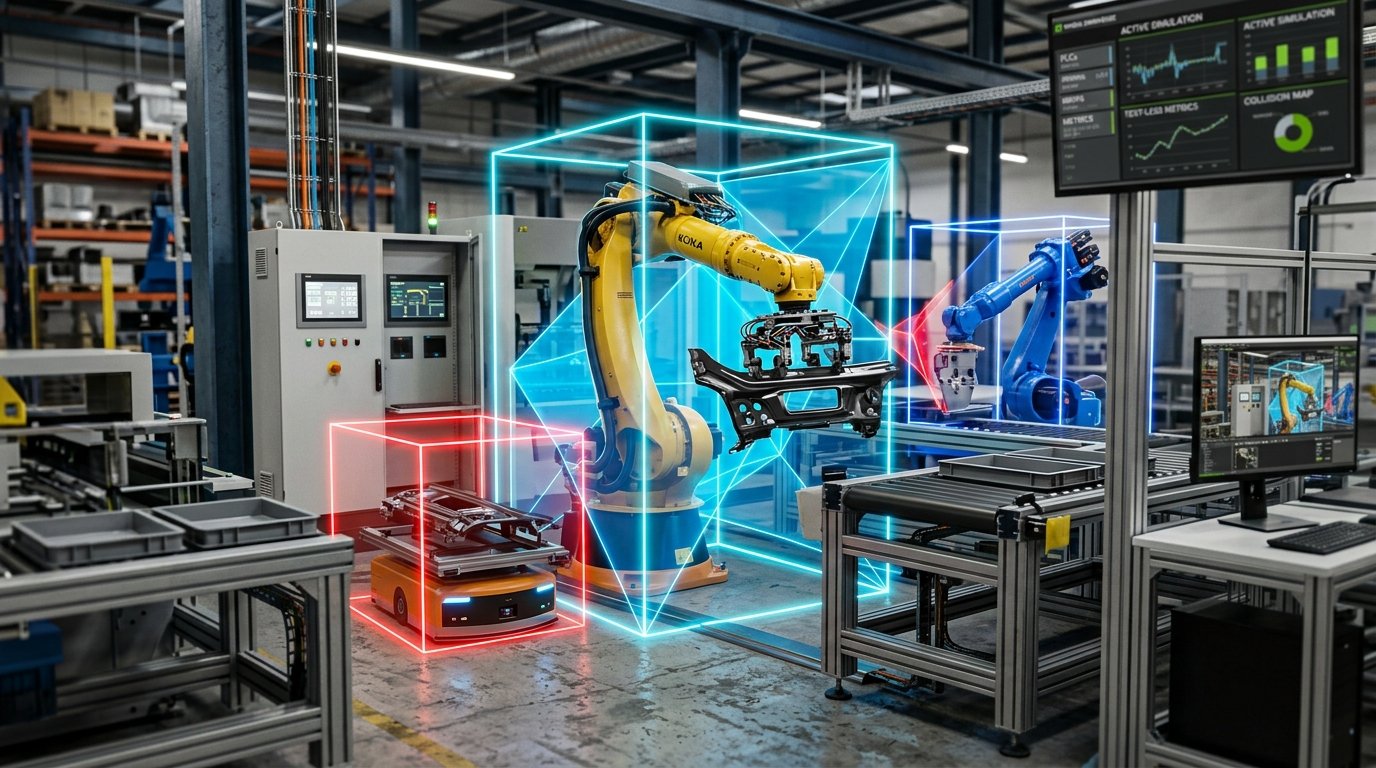 KUKA prezentuje Visual Components Premium z AI i technologią Nvidia Omniverse