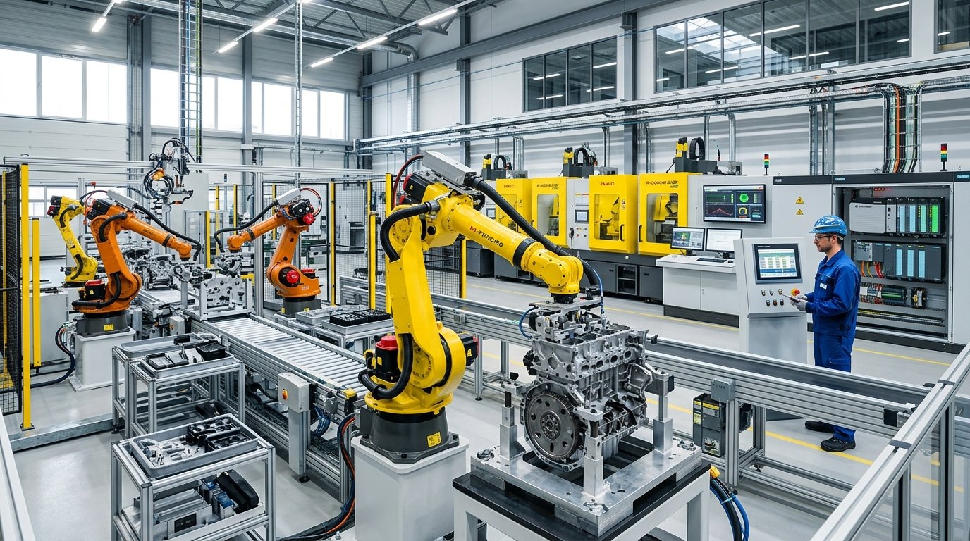Roboty FANUC i maszyny ROBOSHOT zwiększają wydajność produkcji o 40 proc.