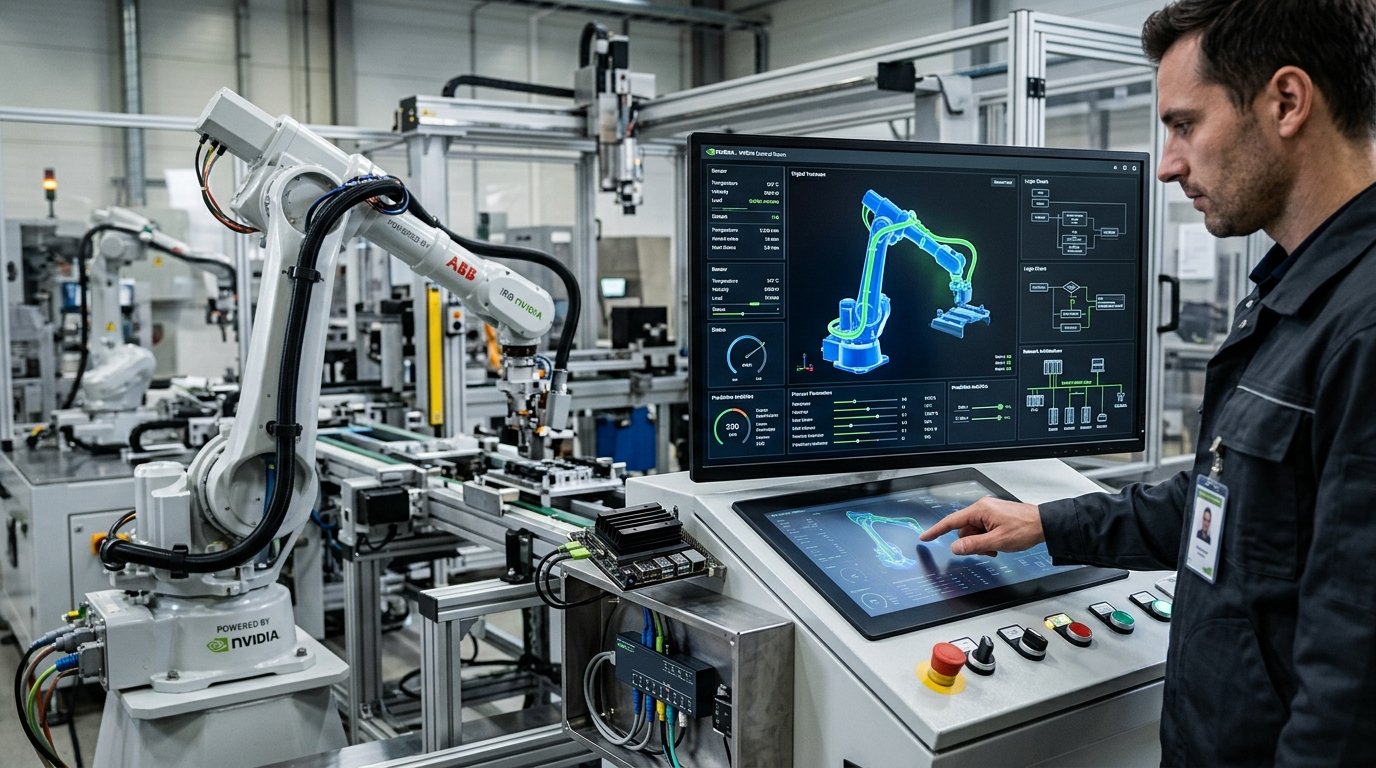 NVIDIA wdraża ekosystem AI w robotyce przemysłowej wraz z partnerami z Tajwanu