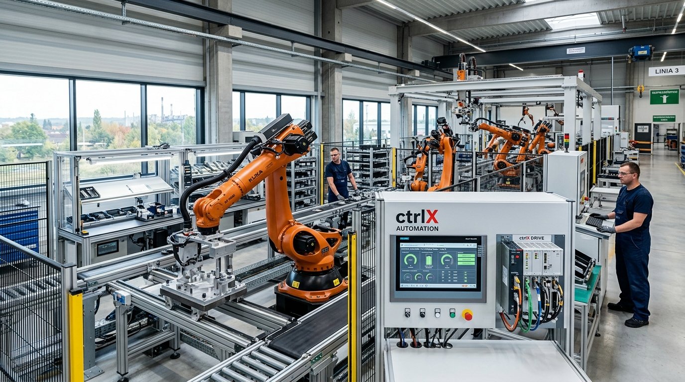 Bosch Rexroth przyspiesza wdrażanie robotów przemysłowych dzięki platformie ctrlX AUTOMATION