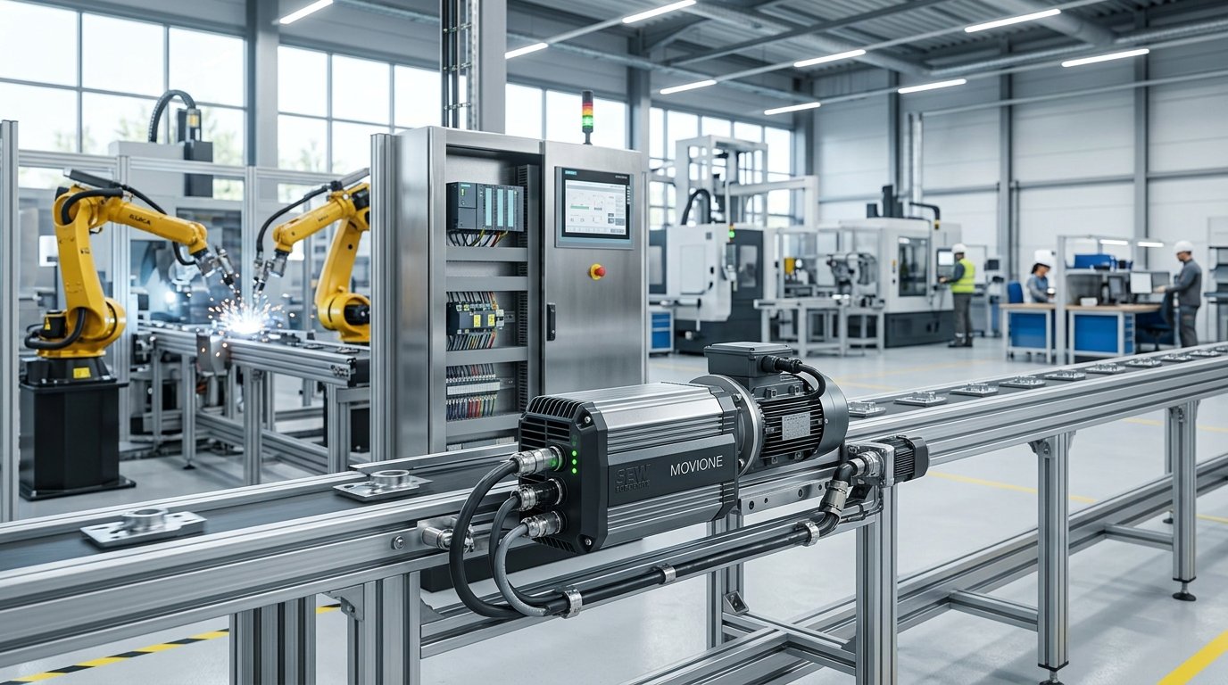 SEW-Eurodrive wprowadza system MOVIONE jako ekonomiczne rozwiązanie dla techniki transportu bliskiego