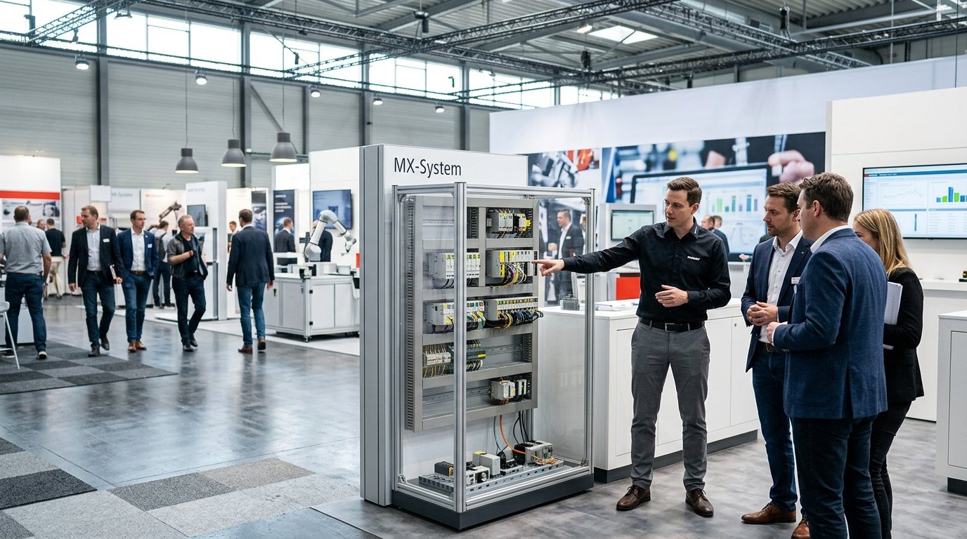 Roadshow firmy Beckhoff zaprezentuje konfigurację modułowego systemu MX-System bez szaf sterowniczych