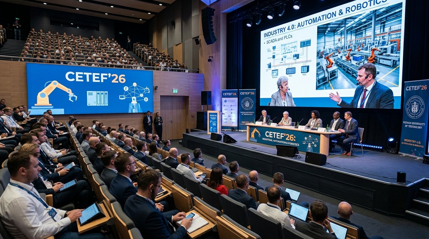 Piąta edycja forum CETEF'26 w Poznaniu poświęcona automatyzacji i robotyzacji