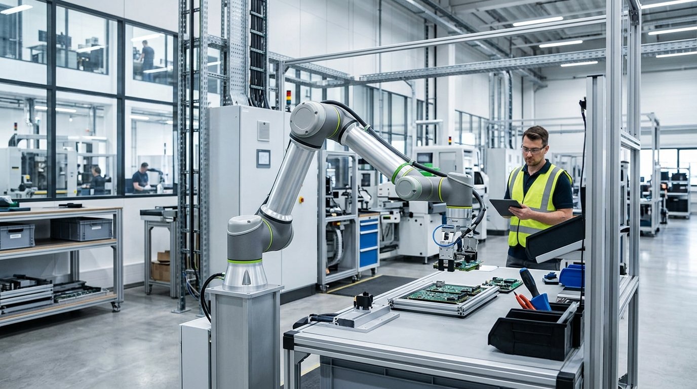 Universal Robots wprowadza platformę Gen 7 z ramionami g-Series i obsługą AI