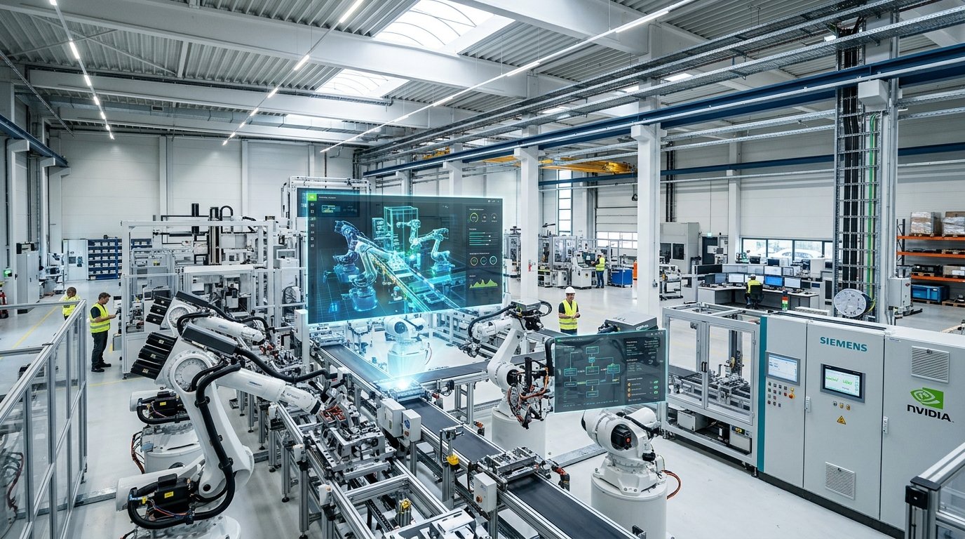 Siemens i Nvidia wdrażają automatyzację opartą na AI w fabryce w Erlangen
