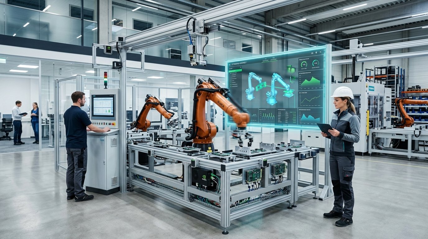 Siemens i Nvidia wdrażają AI w zakładzie w Erlangen