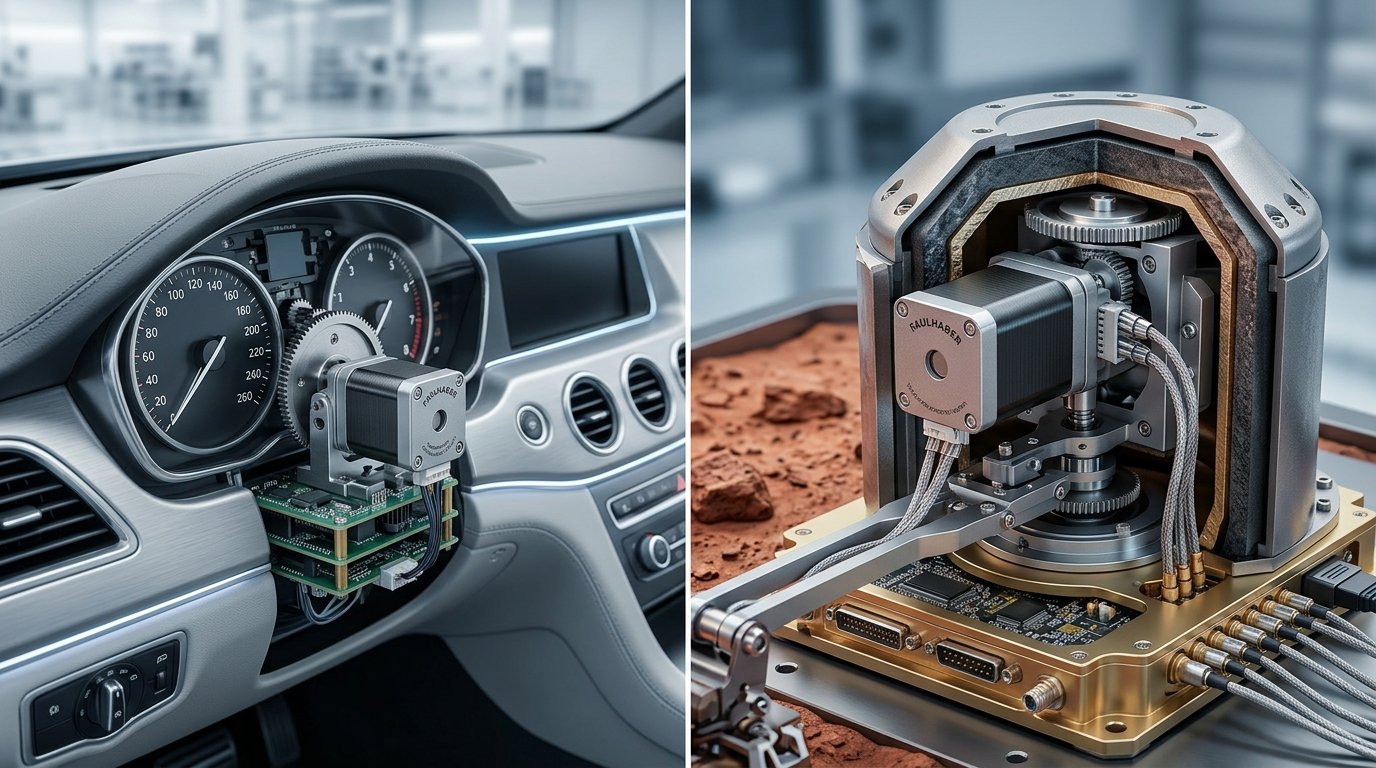 Silniki Faulhaber sterują mechanizmami w Bugatti Tourbillon i misjach marsjańskich