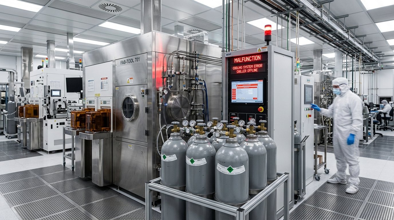 Wojna w Iranie ogranicza globalną podaż helu niezbędnego do chłodzenia wafli krzemowych