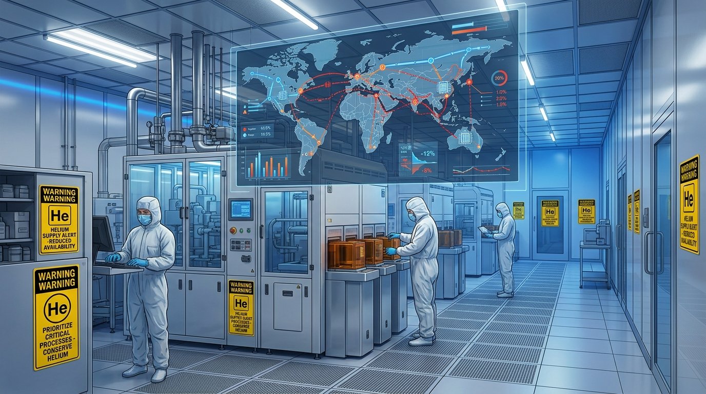 Ataki na katarskie instalacje helu uderzają w producentów półprzewodników i pamięci HBM