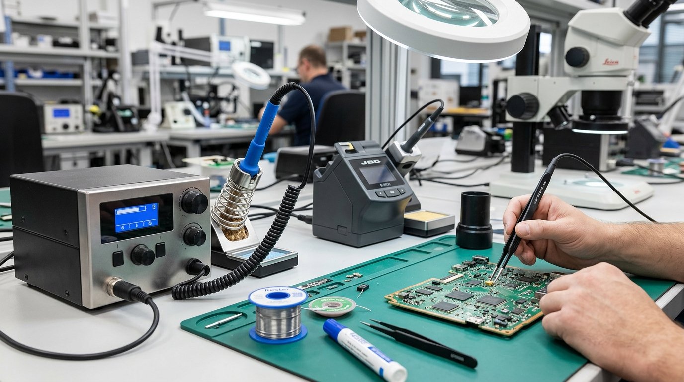 Renex rozszerza ofertę o specjalistyczne stacje lutownicze JBC do serwisu elektroniki