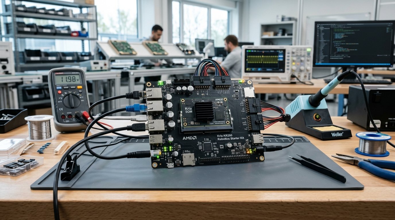 Mouser Electronics wprowadza zestaw startowy AMD Kria KR260 do systemów robotyki