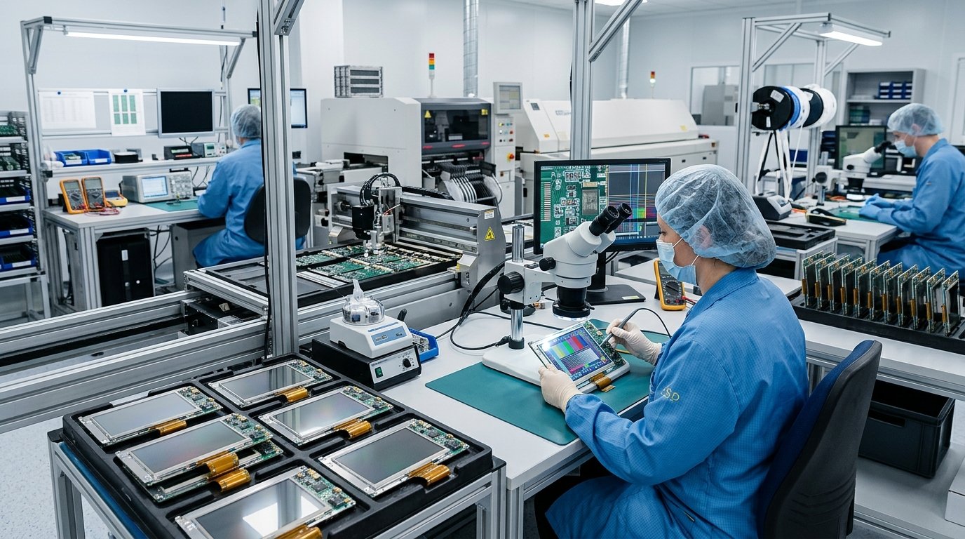 Unisystem prezentuje linię przemysłowych modułów LCD-TFT z serii Core