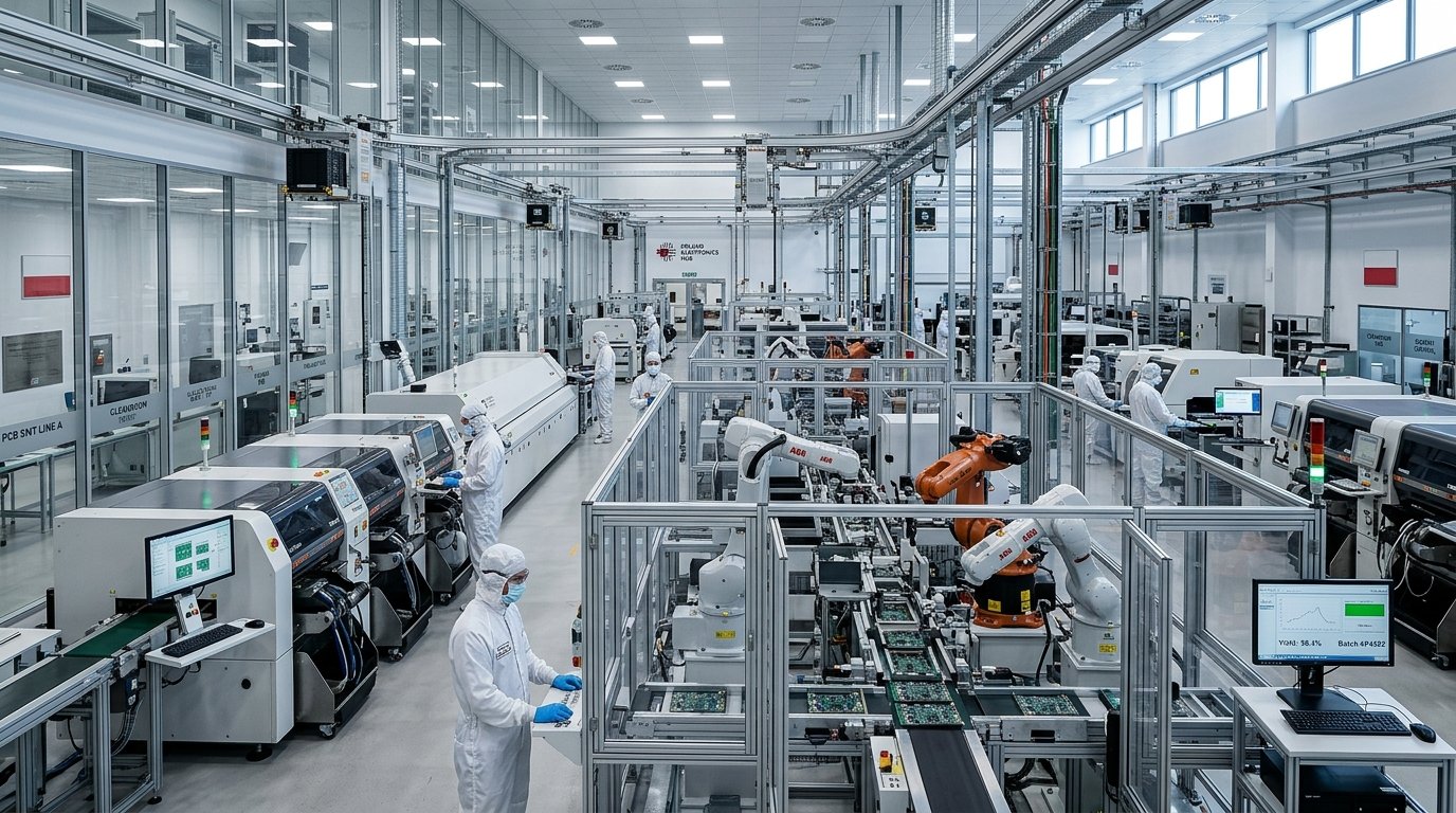 Foxconn zainwestuje 20 mld dolarów w polski hub produkcji serwerów AI i komponentów EV