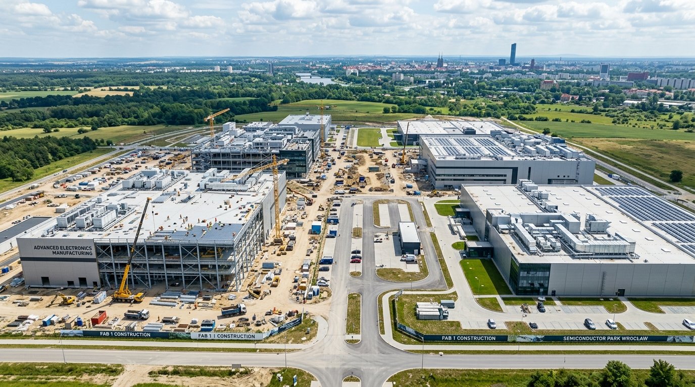 Foxconn planuje budowę parku technologicznego i zakładów produkcyjnych w Miękini oraz Jaworznie